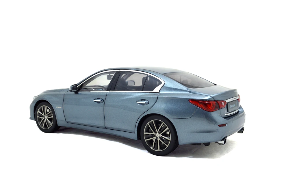 Paudi модель 1/18 1:18 весы Infiniti Skyline 350GT SP 2015 синий статический симулятор Литой Сплав