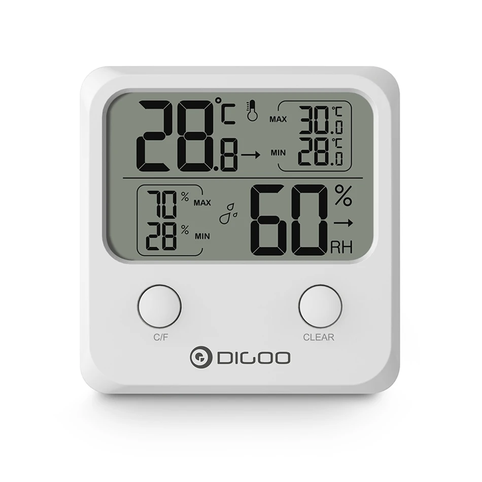DIGOO DG TH1170 ЖК дисплей компактный цифровой термометр гигрометр датчик температуры