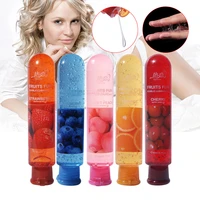 1 pcs sex fruit oil strawberry flavor lover water soluble body lubricant oil sex lube oral 80ml dropshipping dfa