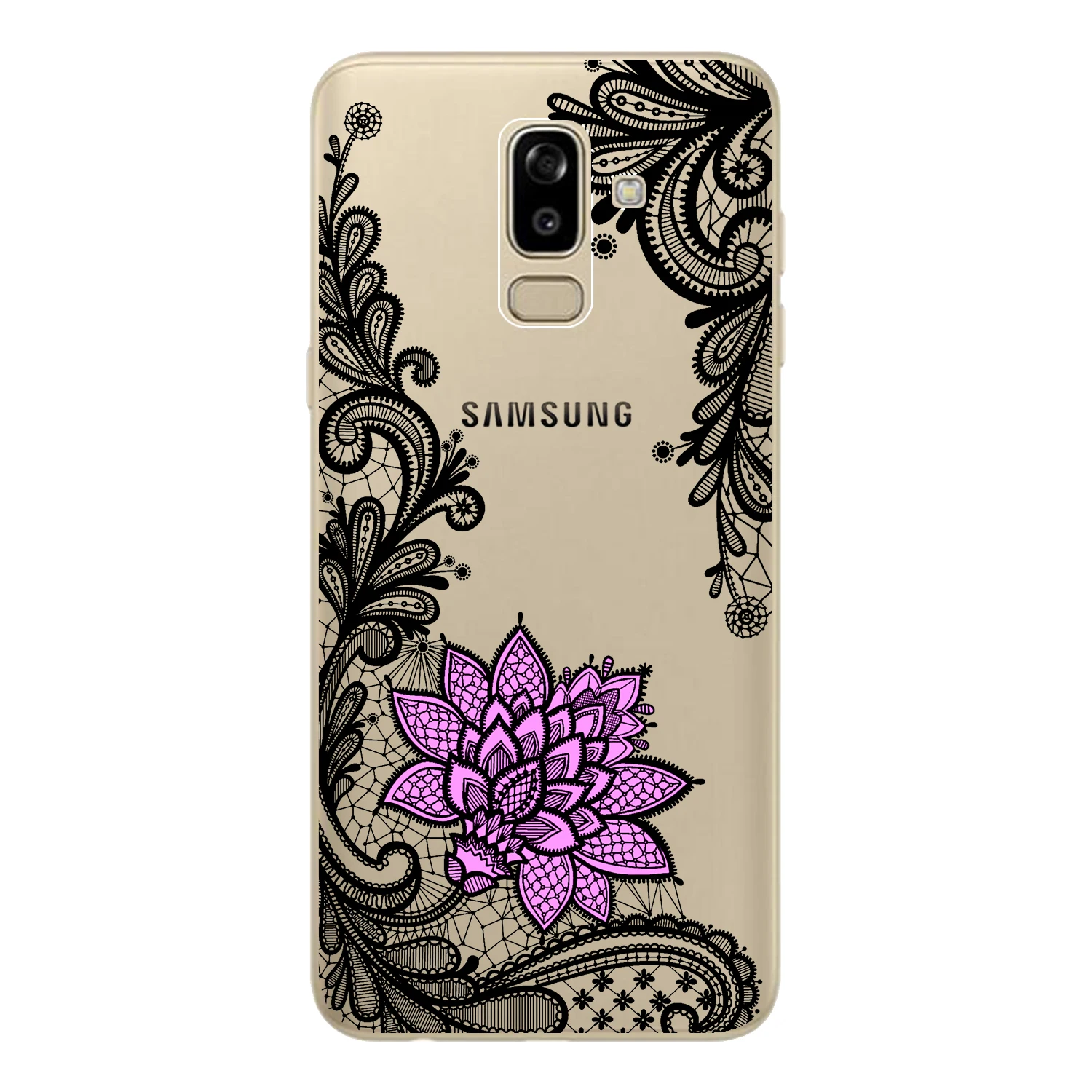Мягкий чехол из ТПУ Funda для Samsung Galaxy J3 J5 J7 2017 года J4 J6 J8 2018 ЕС силиконовый мандала