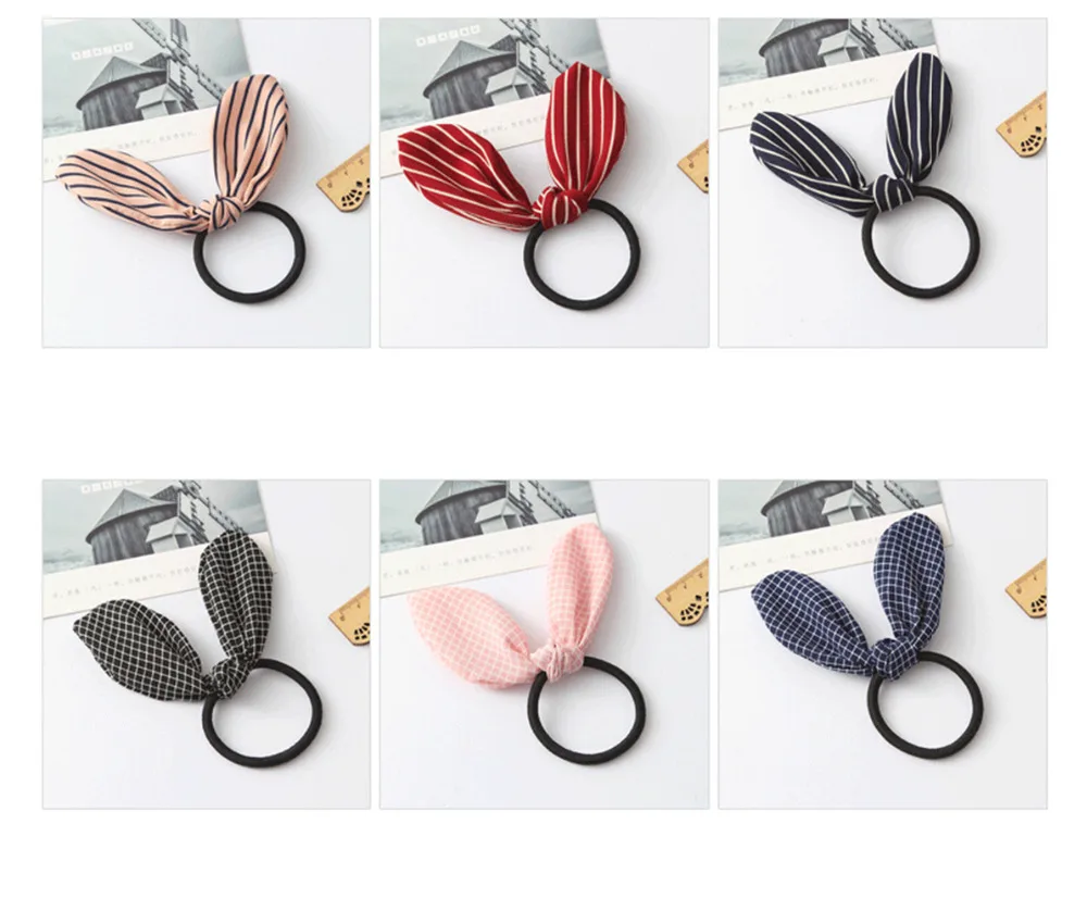 4 шт./лот супер милый кролик уши волосы держатели Женские аксессуары для волос