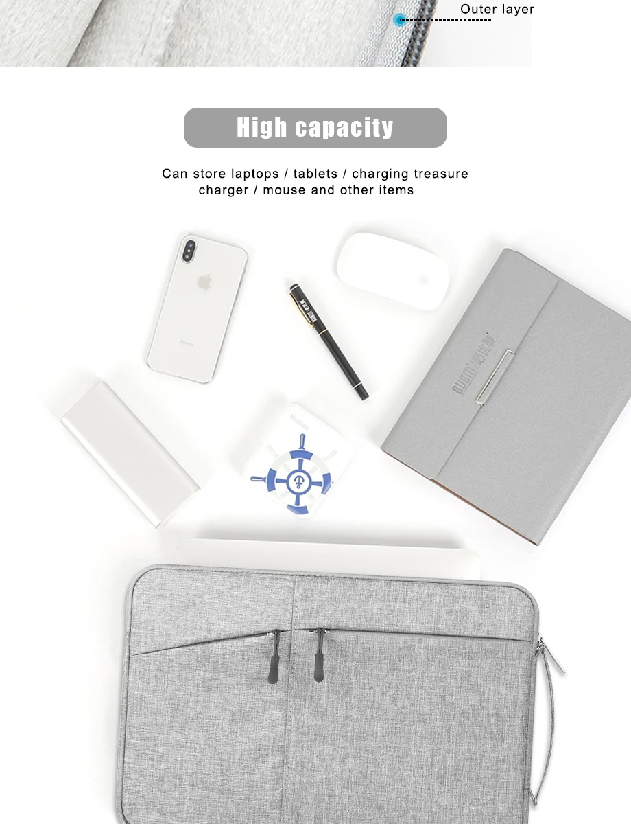 Сумка для ноутбука, чехол для Macbook Air Pro retina 11 12 13 14 15 15,6 дюймов, водонепроницаемая сумка для женщин и мужчин, ноутбук