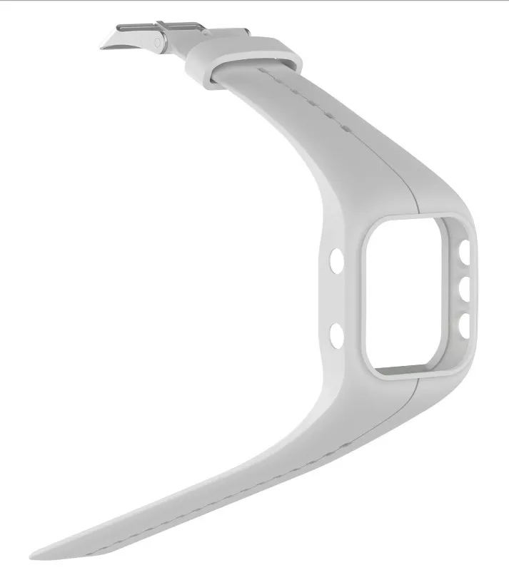 1pc. Ремешок для умных часов из мягкого силикона с металлической пряжкой Polar A300.