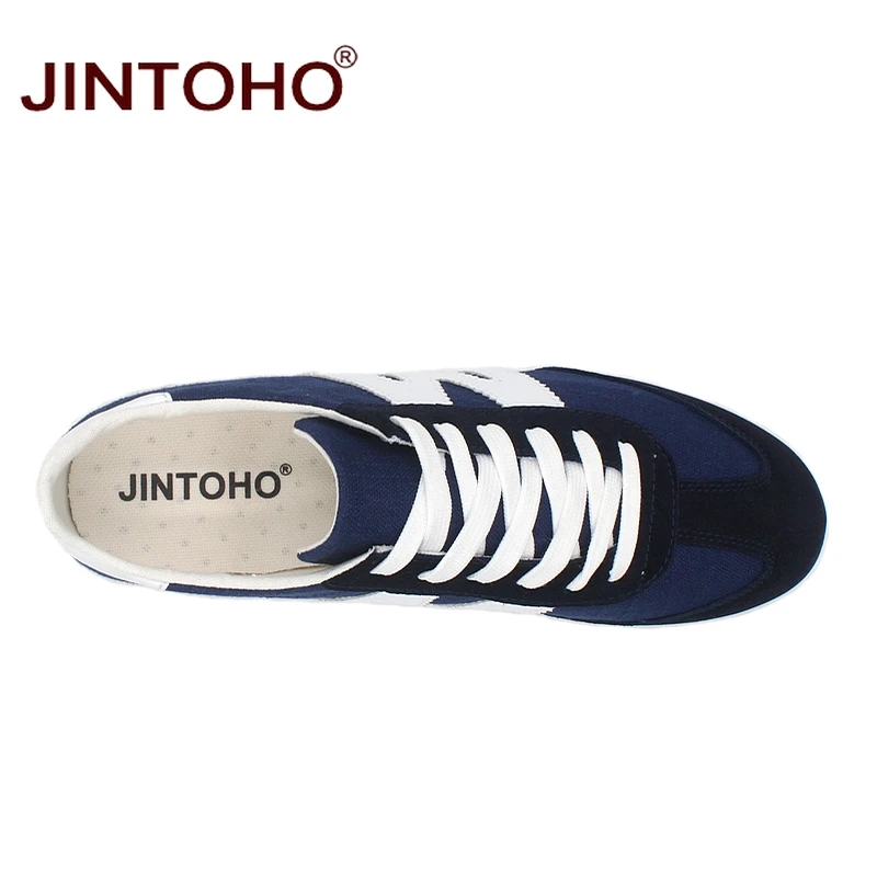 Jintoho/брендовые модные повседневные мужские ботинки дышащие Обувь дешевые