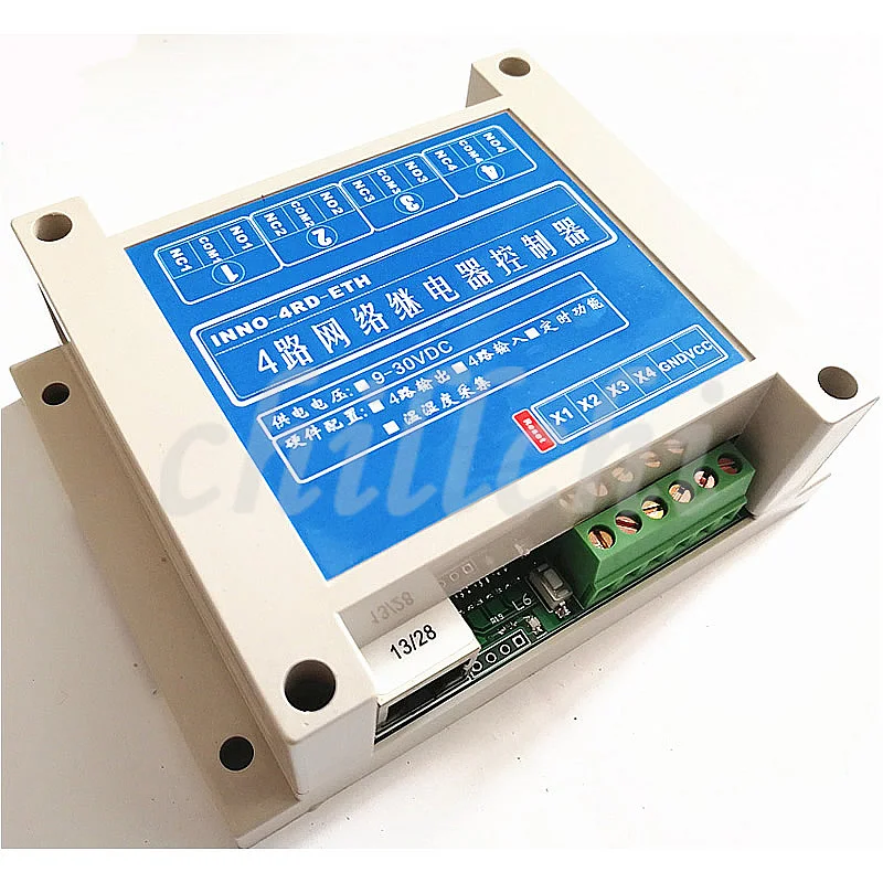 

4-полосное сетевое реле Ethernet MODBUS реле TCP переключатель температуры и влажности