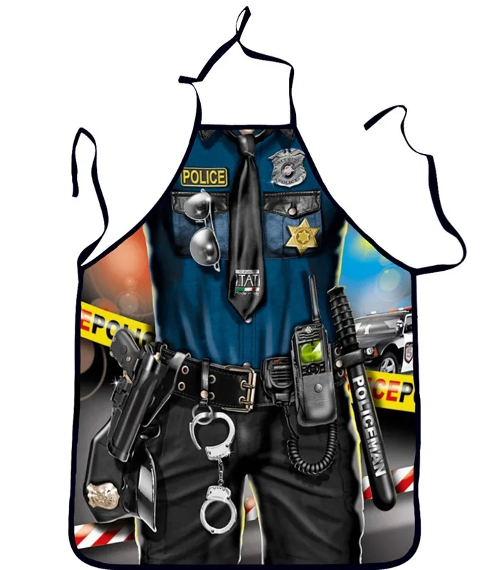 WOFO Creative Sexy Funny and Aprons Superman Police Can Be Party Birthday Gift Kitchen Tool | Дом и сад