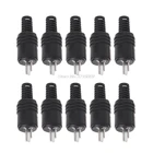 10 шт., 2-контактный DIN разъем динамика, 2-контактный разъем, Hi-Fi, громкий кабель динамика, припой, разъем, оптовая продажа и Прямая поставка