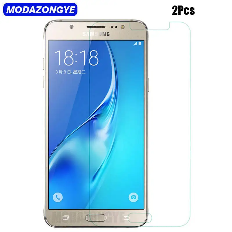 2 шт протектор экрана для samsung Galaxy J5 закаленное стекло samsung Galaxy J5 J510 J510F SM-J510F j510fn защитная пленка
