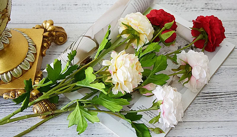 Искусственный шелк, 3 головы, букет роз, для дома, гостиной, отеля, украшение стола, искусственные цветы, для свадьбы, невесты, держащих цветы, 1 шт