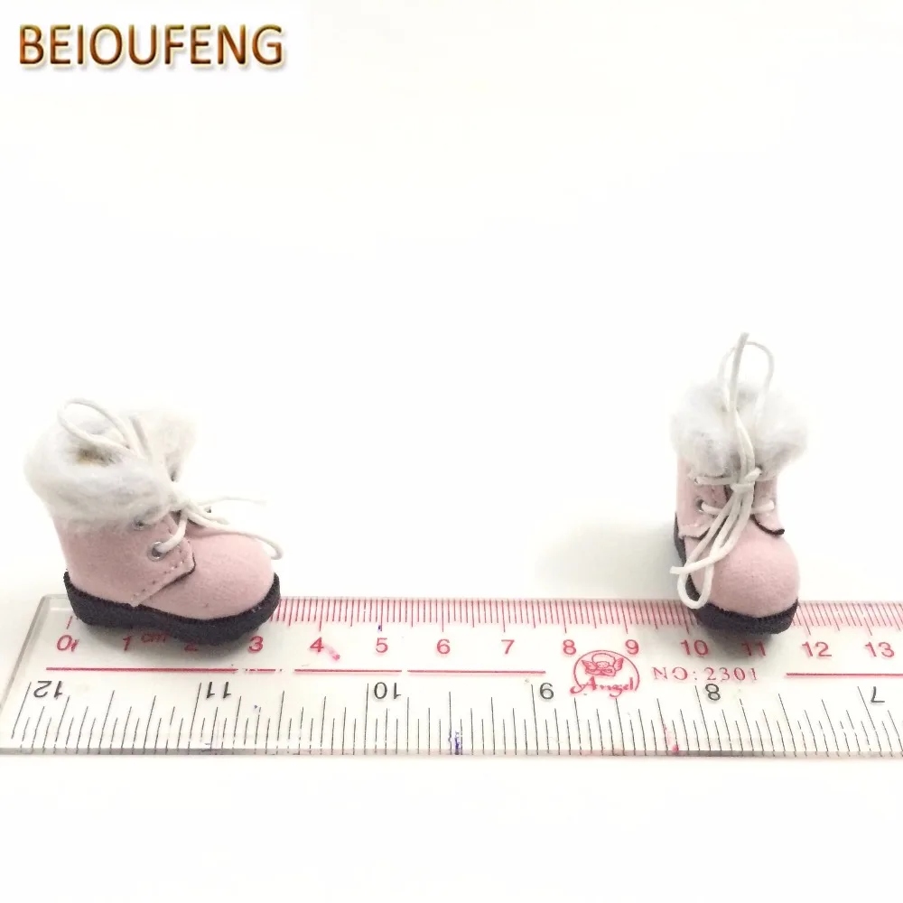 BEIOUFENG BJD кукольная обувь высокие сапоги для кукол, 3,2 см кроссовки для кукол, Повседневная парусиновая обувь для куклы Blythe, Подарочная игрушка 6 пара/лот
