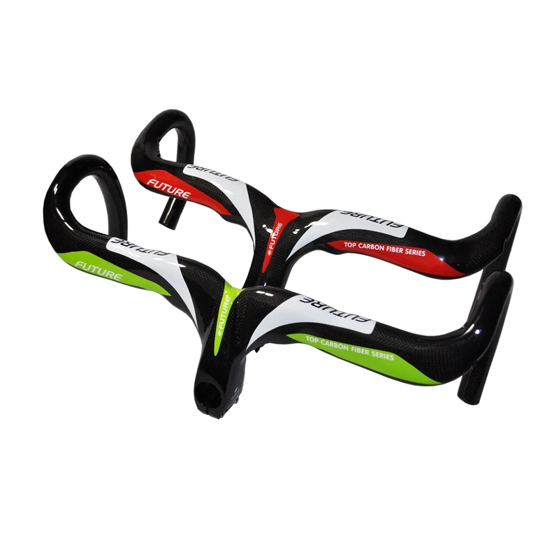 Руль велосипедный из углеродного волокна интегрированная ручка с выдвижным