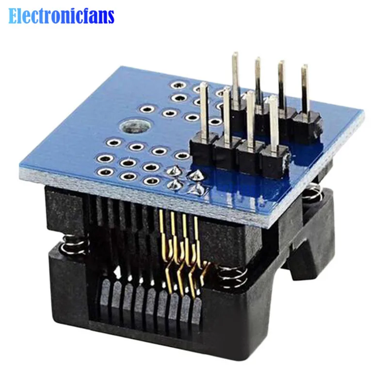 Адаптер diymore SOP8 Для DIP8 с поворотом SOIC8 на IC Socket Programmer разъем для широкой 150mil 200mil