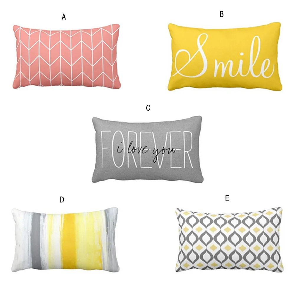 Наволочка для подушки дома удобная сна чистая и свежая наволочка чехол Cojin Housse de