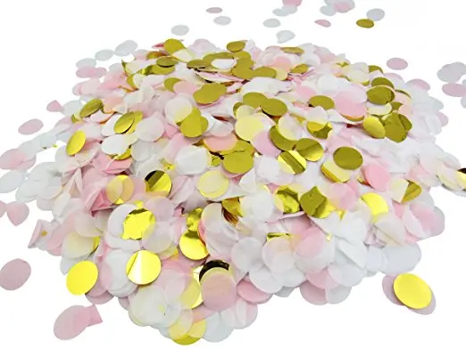 Конфетти золотистые белые розовые фольги конфетти 30 цветов 1 см для украшения