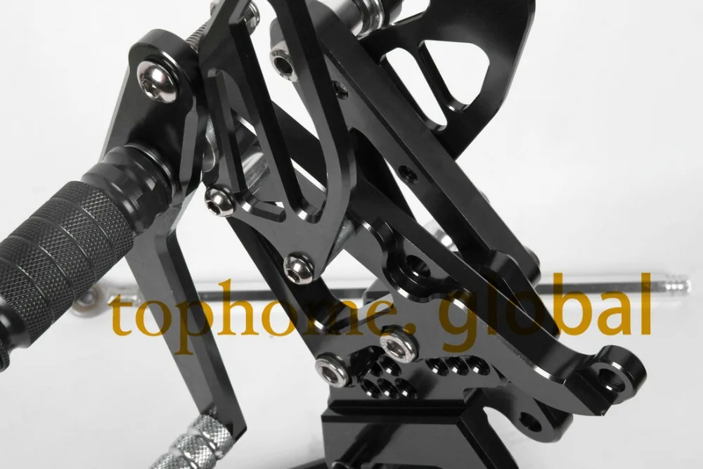 Запчасти для мотоциклов Yamaha YZF R6 2003 2004 2005 черные ЧПУ задние комплекты подножки