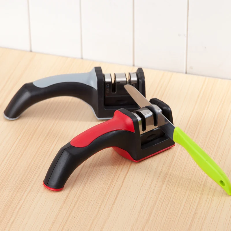 Высококачественный нож точилка точильный камень для дома с присоской ножницами