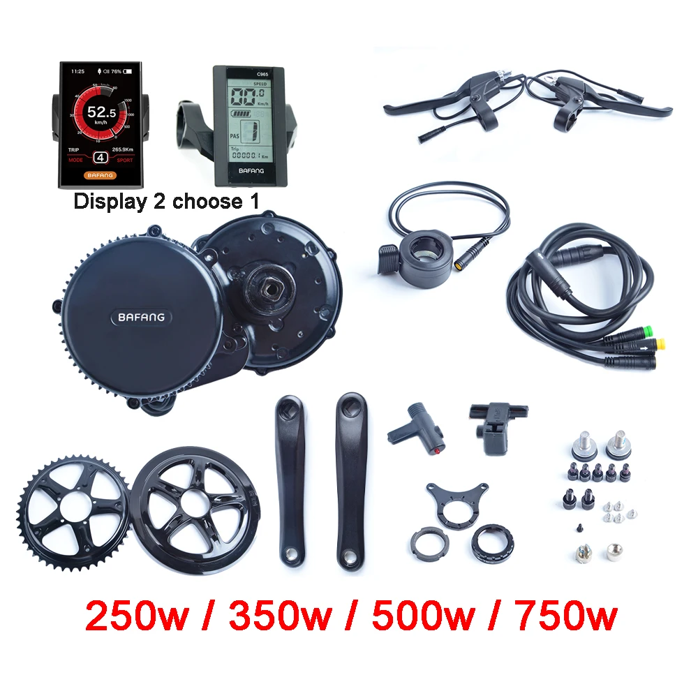 36 V 250 W/350 W/500 W 48 V 500 W/750 W/1000 W электрический велосипед/велосипед набор преобразования для электрического велосипеда Bafang BBS01 BBS02 BBS03/BBSHD среднемоторный привод