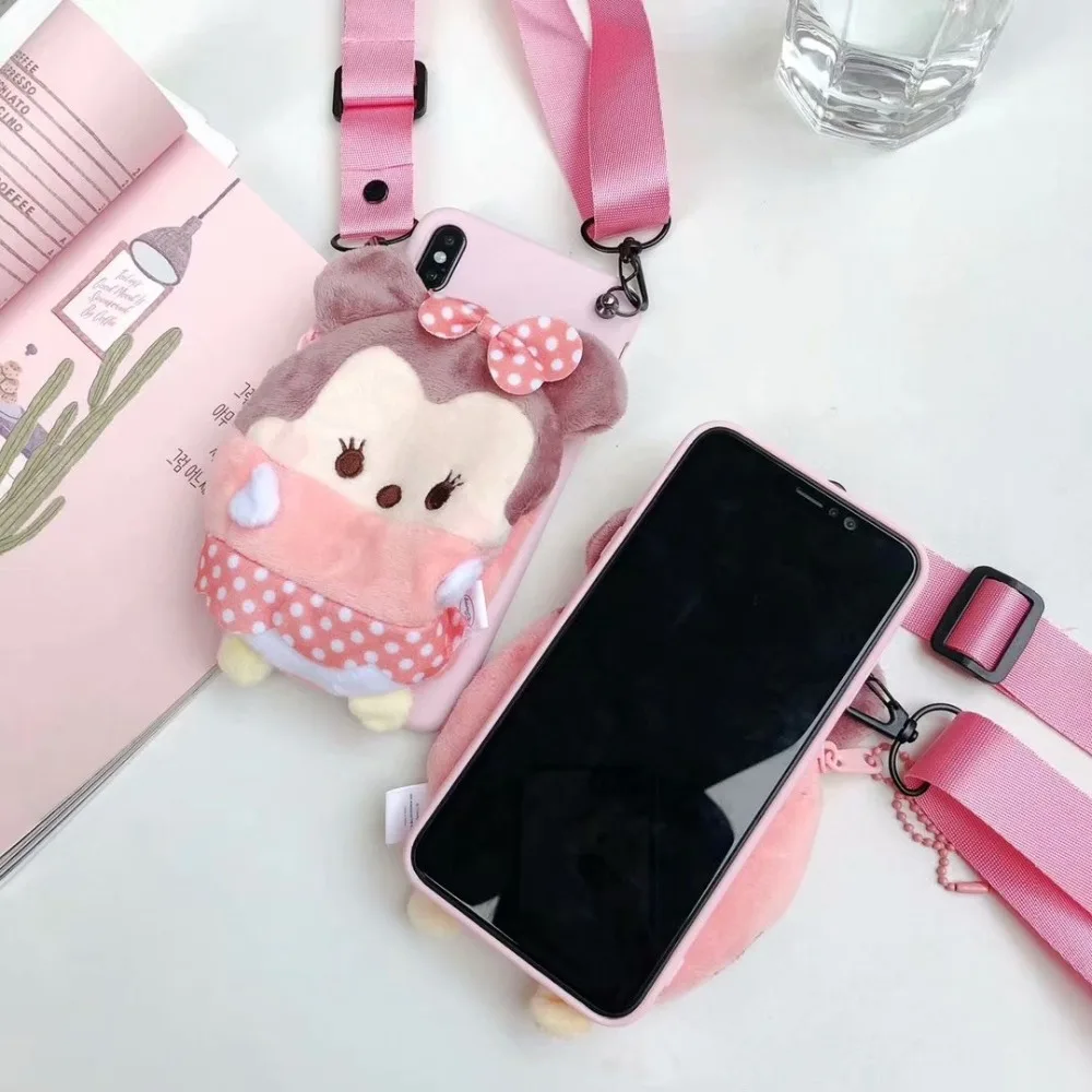 ORYKSZ For iphone 11 pro Max Case Cartoon Soft Silicone Wallet Phone Cases X XS XR MAX 6 6s 8 7 8Plus Back Cover |