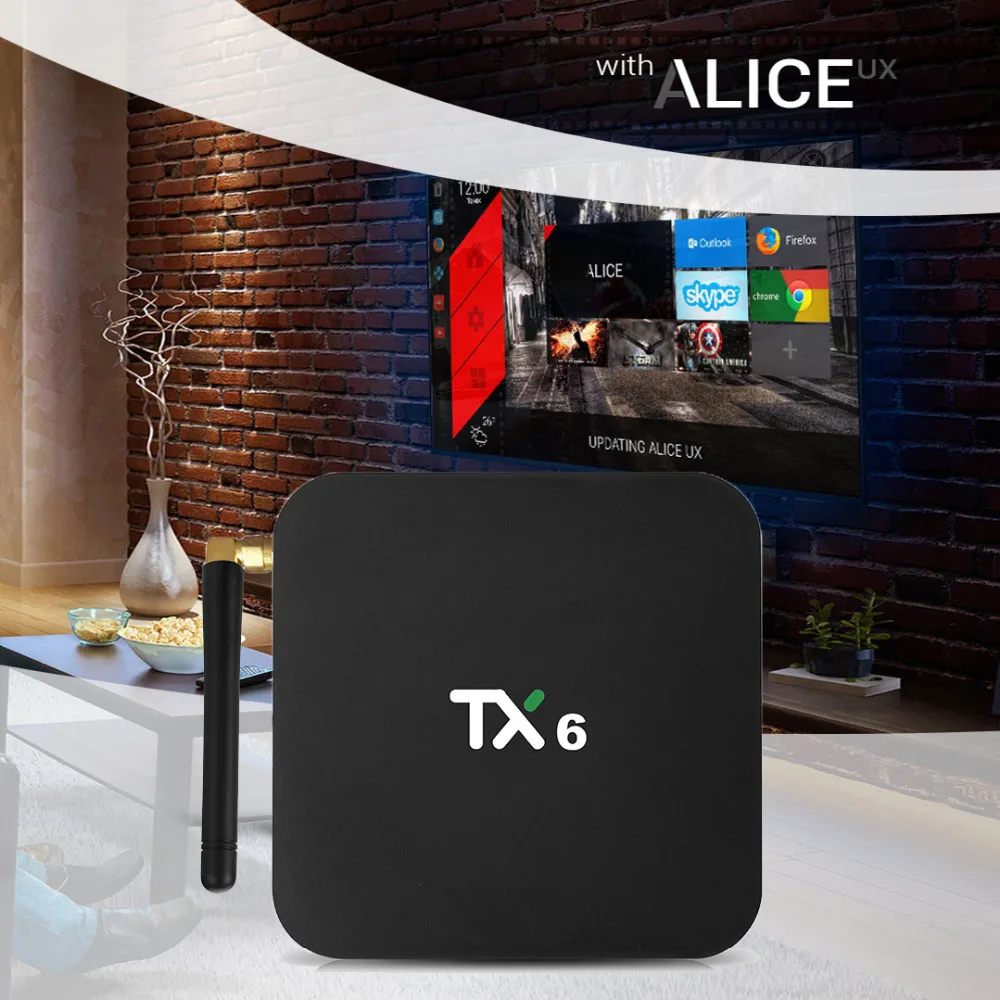 TX6 Смарт ТВ приставка Android 9,0 4G 64G Allwinner H6 четырехъядерный 2,4G+ 5G двойной Wifi BT4.1 ТВ приставка 4K HD H.265 медиаплеер pk x96