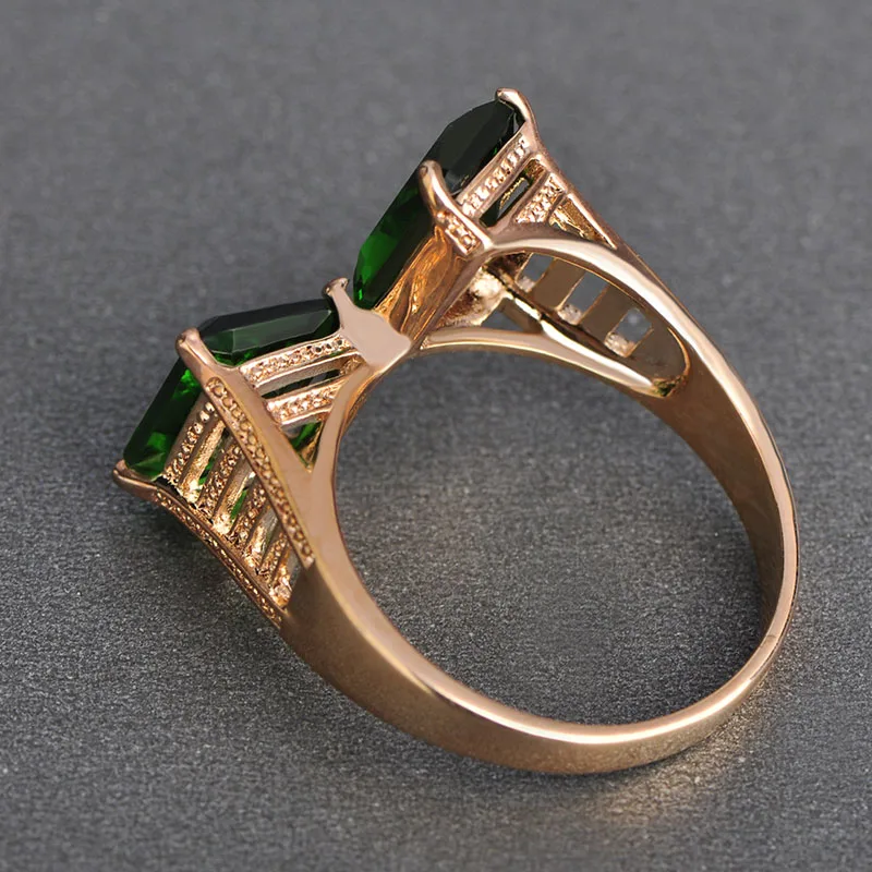 Кольца в благородном стиле MECHOSEN модные стразы свадебные кольца для невесты