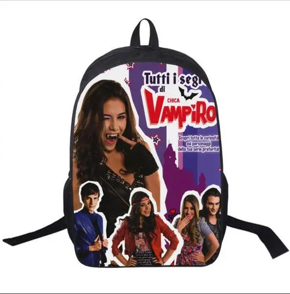 Рюкзак для ТВ-шоу Chica Vampiro / Twilight подростков девочек мальчиков школьные сумки