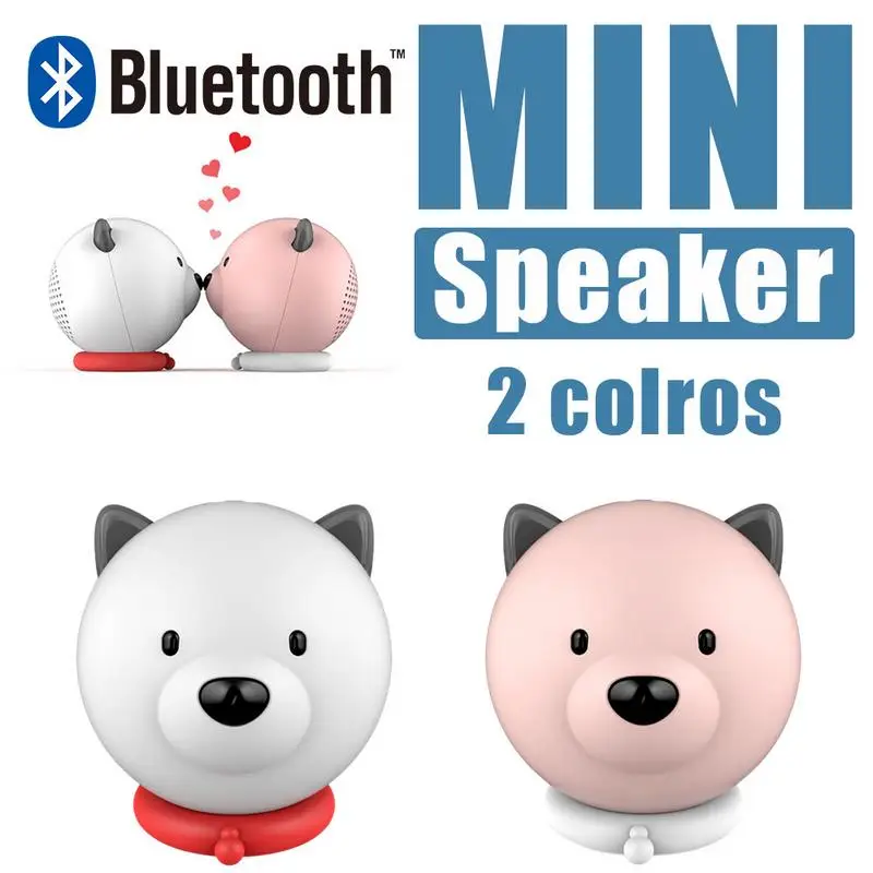 Портативный Mini Bluetooth Беспроводной Динамик прекрасная собака Hi-Fi стерео