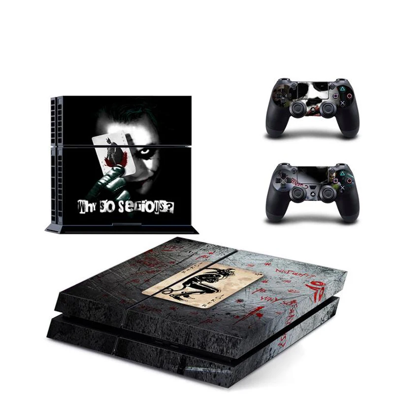 Виниловый чехол наклейка Joker для PS4 консоль Sony PlayStation 4 и 2 контроллера аксессуары