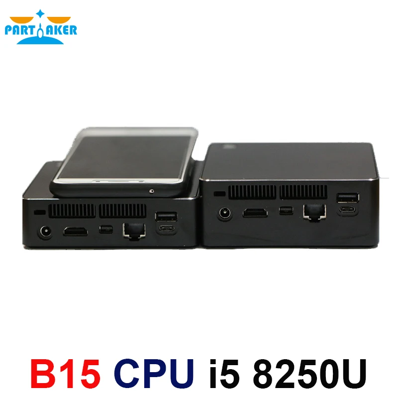 Причастник 8 го поколения Intel Core i5 8250U Kaby Lake R DDR4 Мини ПК Windows 10 UHD graphics 620|mini pc windows 10|mini