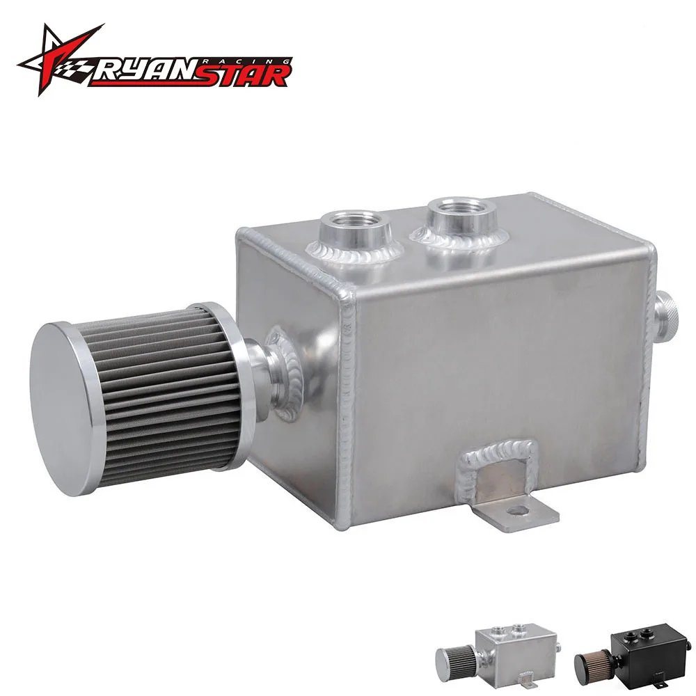 1L и 2L алюминиевый масляный бак с дыхательным сливным краном 2LT baffle RYANSTAR|Подача