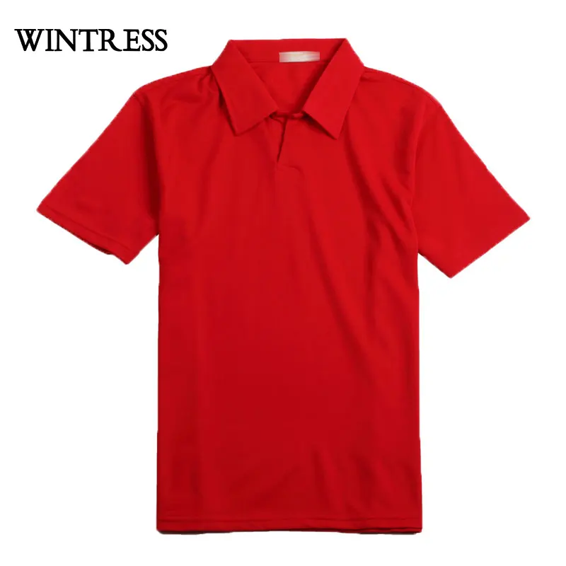 WINTRESS Men Casual Style Camisa Polo Shirt New Design Solid Turn Down Collar Top Unisex Clothes Can Custom Logo | Мужская одежда