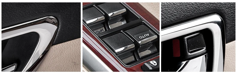 Lsrtw2017 abs окна автомобиля кнопки управления планки хром для toyota camry 2012 2013 xv50