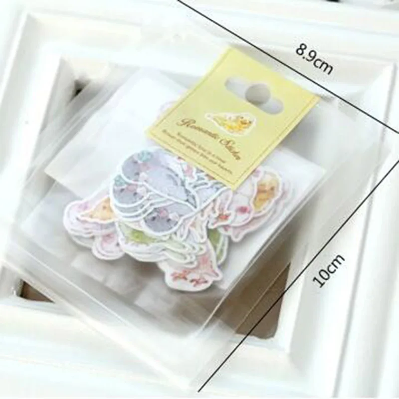 70 шт./лот (1 сумка) милые клейкие бумажные наклейки для украшения дома фотоальбом