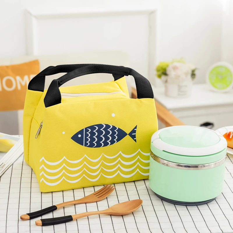 Fish Food Insulation Bag Handbag Lunch Outdoor Picnic Dinner Storage Bags Cold Portable Ice | Дом и сад
