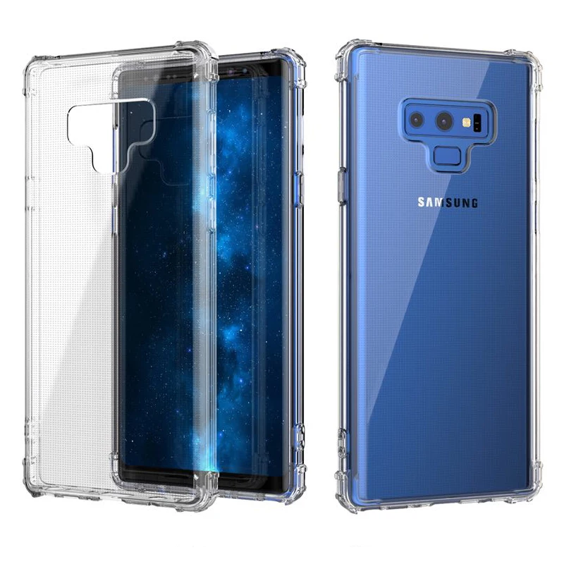 

Soft Clear Anti-knock Case for Samsung Galaxy Note 9 8 Transparent Heavy Duty Shockproof Back Cover for Samsung Note9 Note8