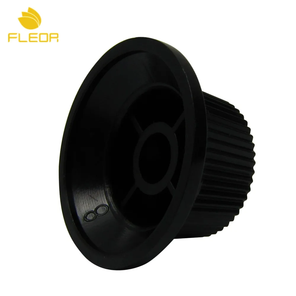 FLEOR 4 комплекта ручек для электрической гитары 2T2V черный цвет регулировка