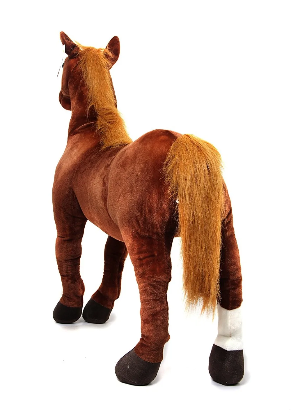 Thorsten the Thoroughbred Horse | Плюшевый пони с набивным животным Gfit для детей домашнее