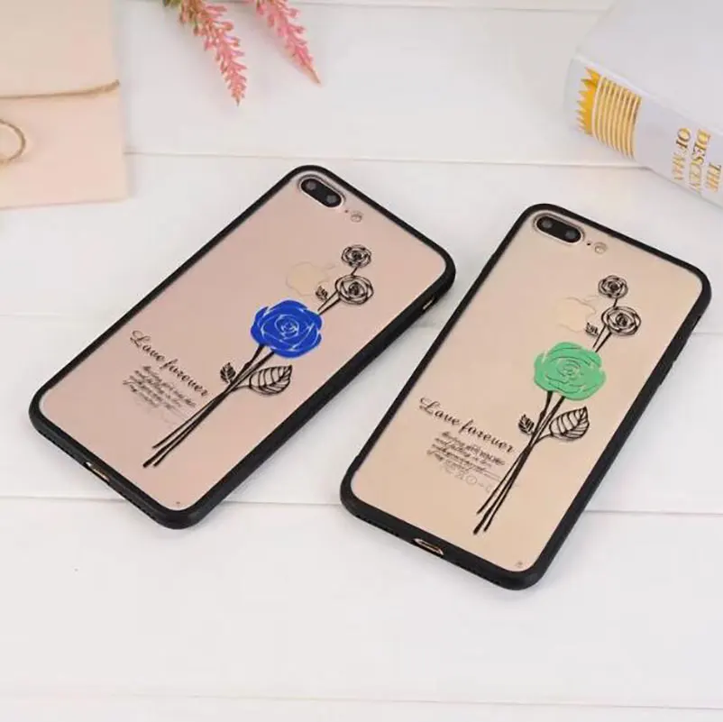Модный цветочный кружевной узор телефон чехол для iPhone 6 6s 6plus plus 7 8 Plus X Назад ПК и