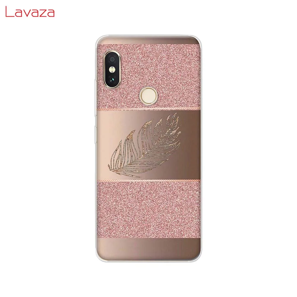 Жесткий чехол Lavaza Gold Pink rose Glitter marble для POCOPHONE F1 Xiaomi A2 Mi8 Lite A1 Redmi Note 4X5 6 Pro | Мобильные