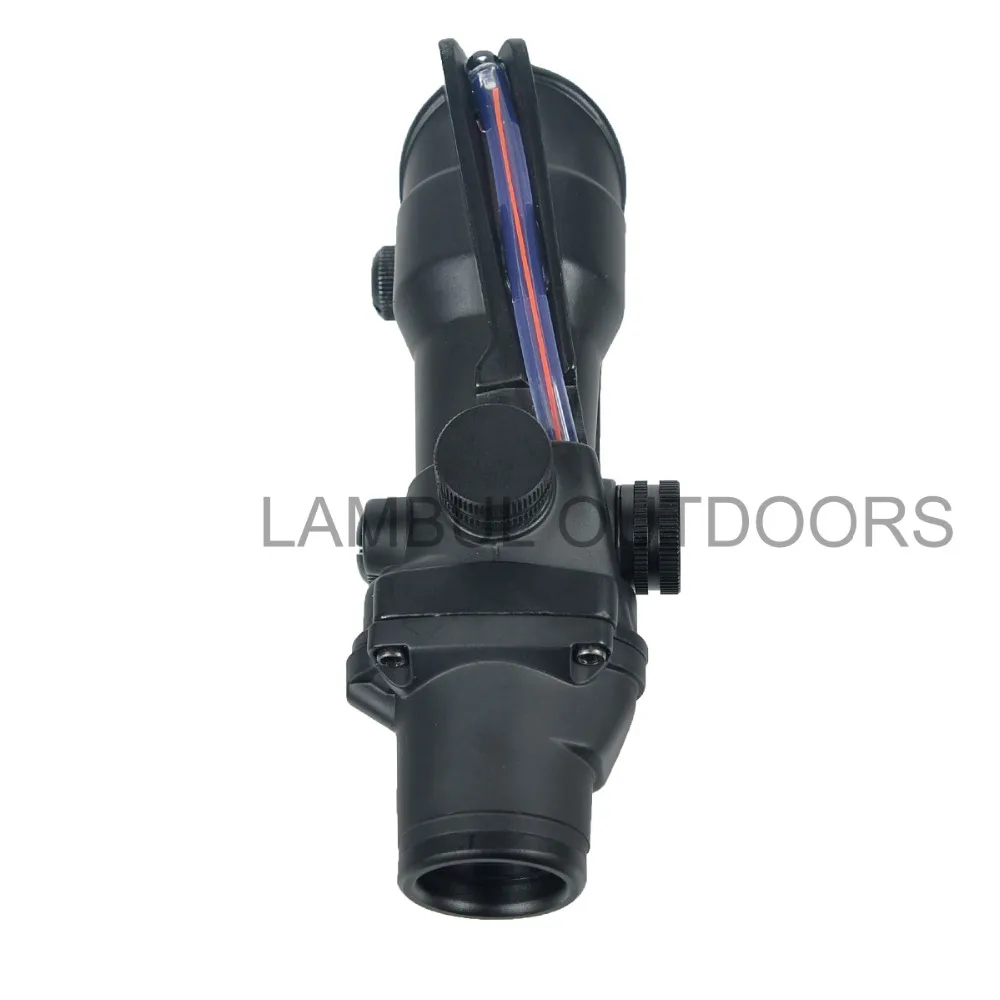 Охотничий прицел BDC ACOG 4X32 оптика из настоящего волокна красный зеленый с