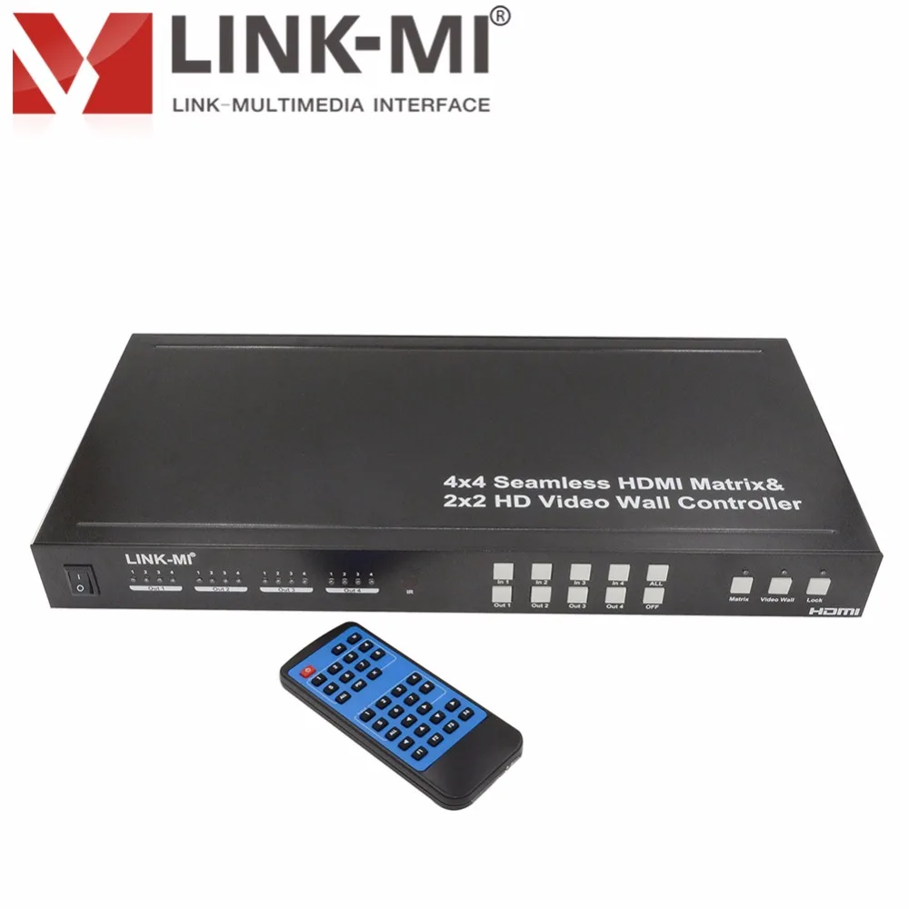 2X2 мульти вид HDMI видео настенный контроллер бесшовный переключатель 4x4 матрица