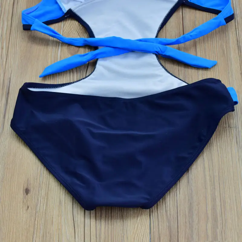 Холтер Средства ухода за кожей шеи бикини Монокини стринги Плавание костюм Для