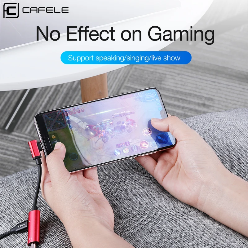 Кабель Cafele Type C 3 5 мм USB OTG AUX адаптер для Xiaomi Mi 9 8 Redmi Note 7 Huawei P20 30 pro Jack аудио