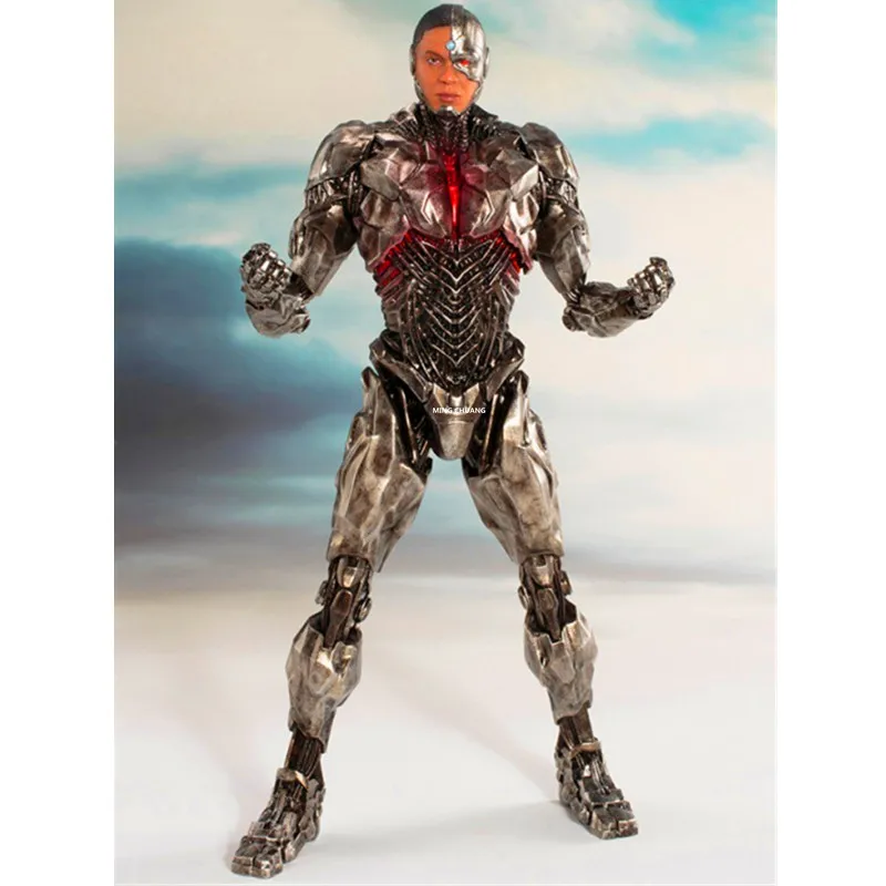 Лига Справедливости супергерой киборг Вик Стоун ARTFX + Статуя vicстоун 1/10 Масштаб
