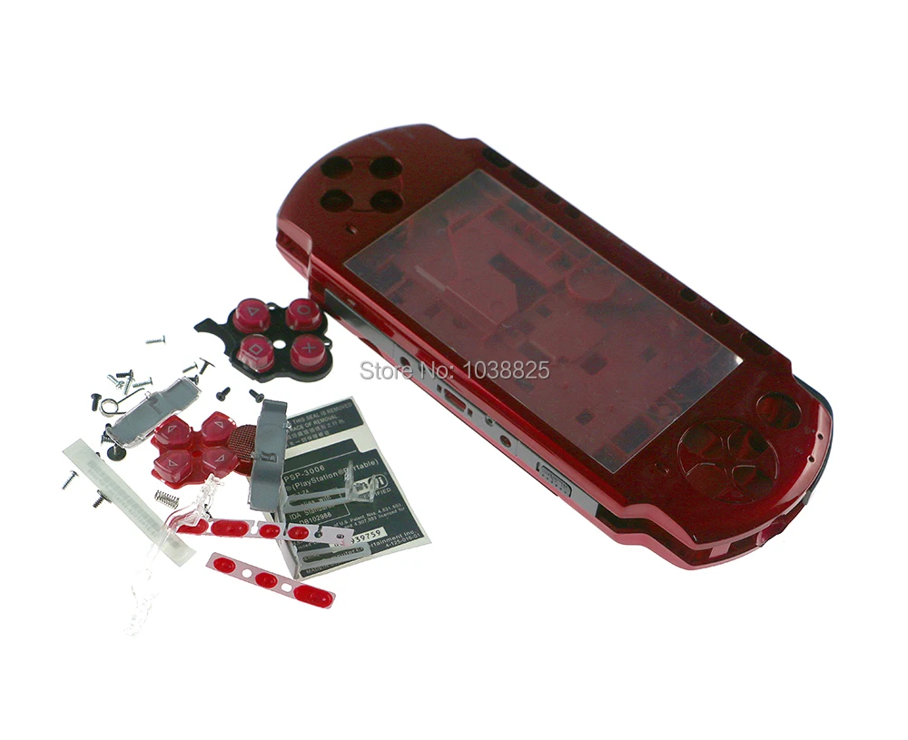 10 компл./лот для игровой консоли PSP 3000 Сменный Чехол с полным корпусом чехол