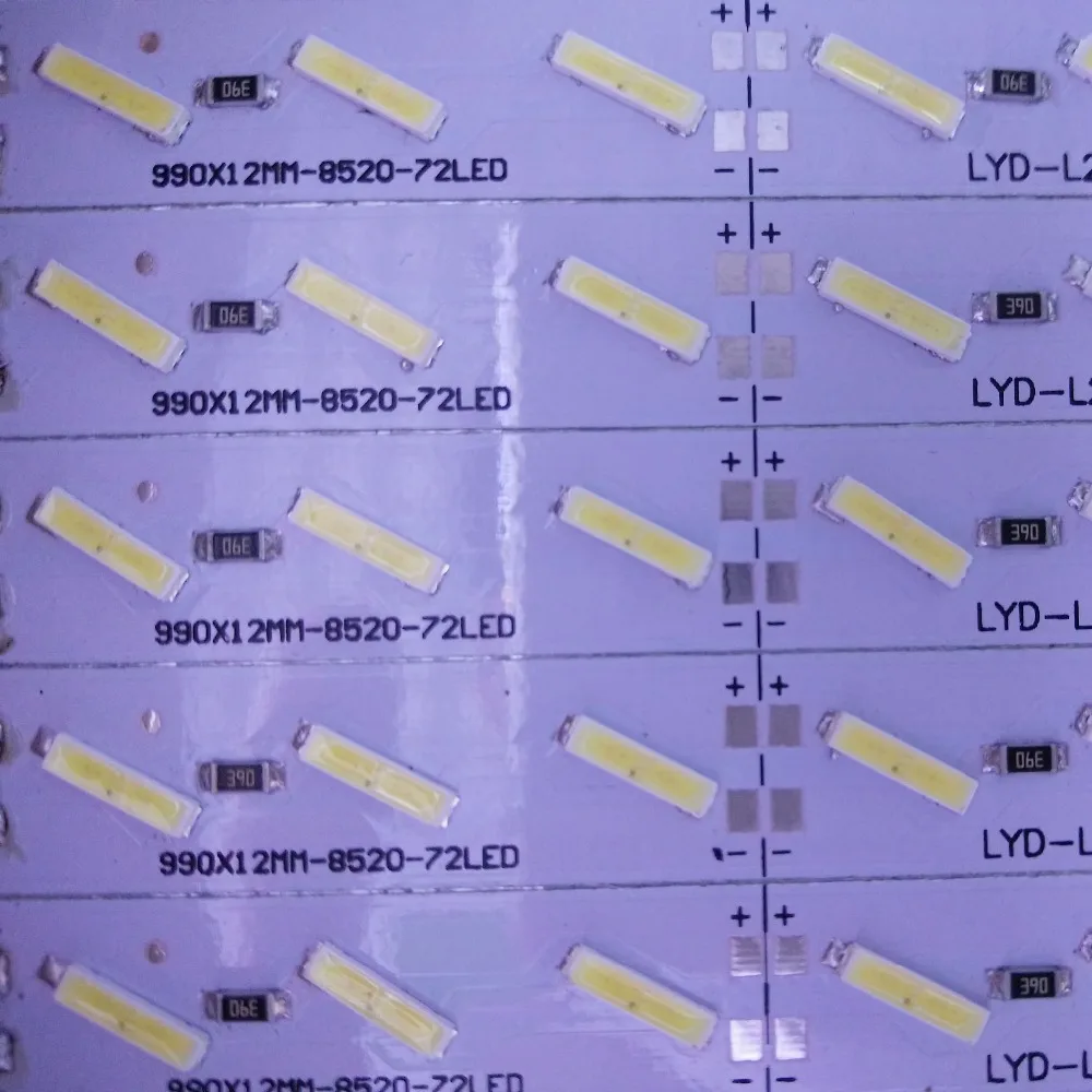 Samsung чип 22 ~ 25 Вт 10 шт./лот 8520 SMD LED коробка бар света DC12V белый/холодный белый свет