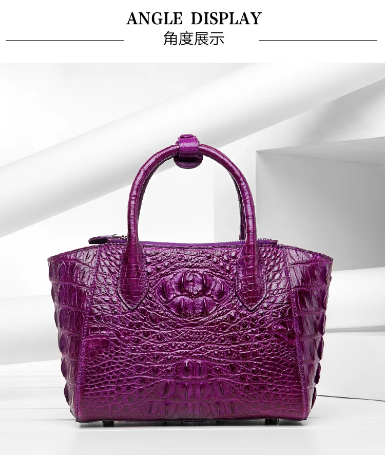 100% натуральная крокодиловая кожа женская сумка через плечо модная из кожи