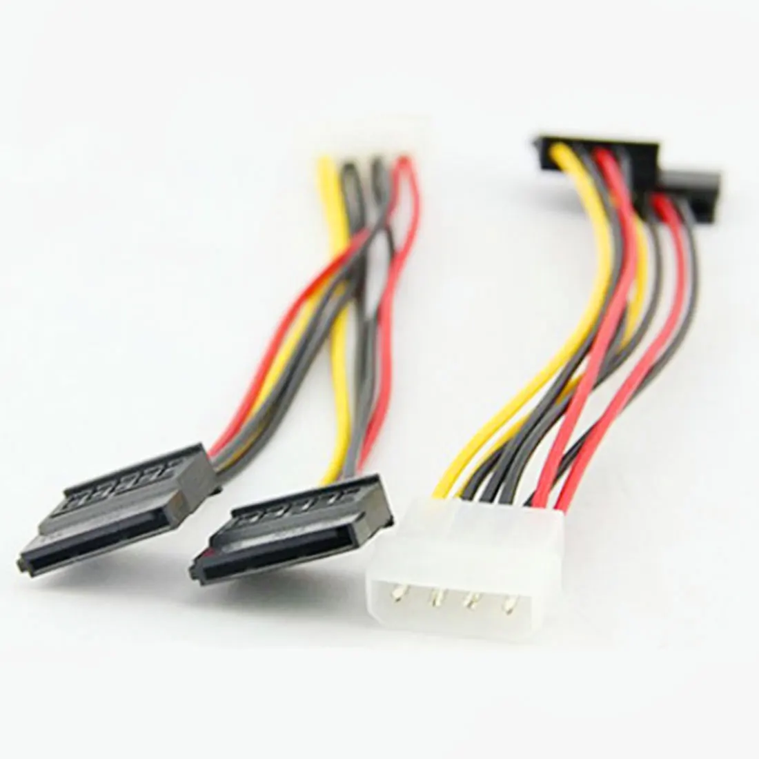 Кабельный адаптер 1 гнездо на 2 гнезда 18 см USB2.0 4 контактный IDE для