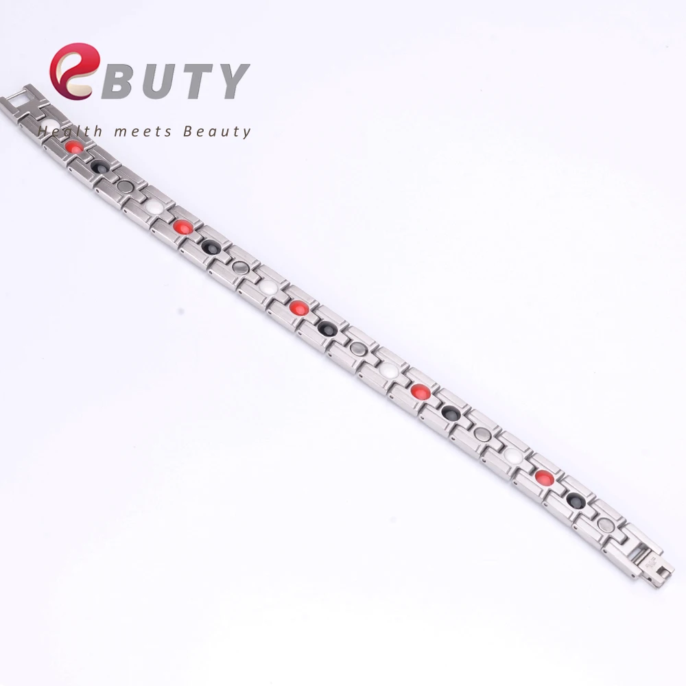 EBUTY титановый Энергетический Браслет магнит FIR Healing Jewelry браслеты Модный лучший