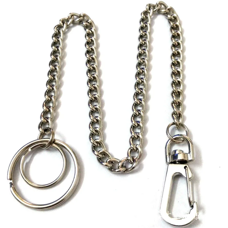 Металлический кошелек ремень цепь брюки хипстер серебро призрак рок панк хип хоп