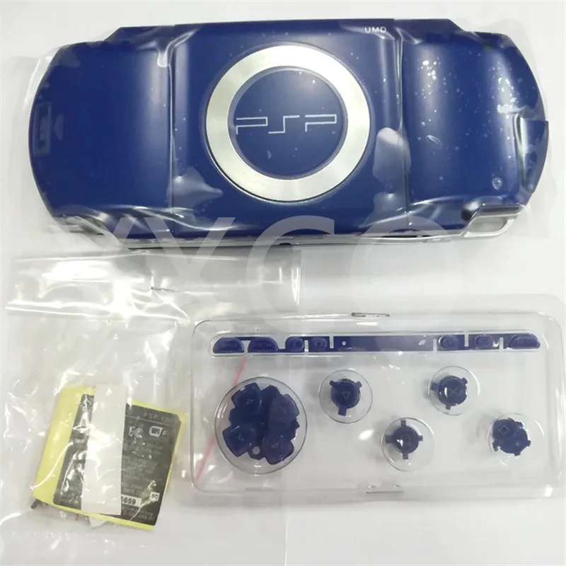 Голубой цвет для Оборудование PSP 1000 2000 3000 игровой консоли корпус-чехол на